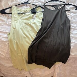 lululemon athletica Tank Tops - Black and Cream